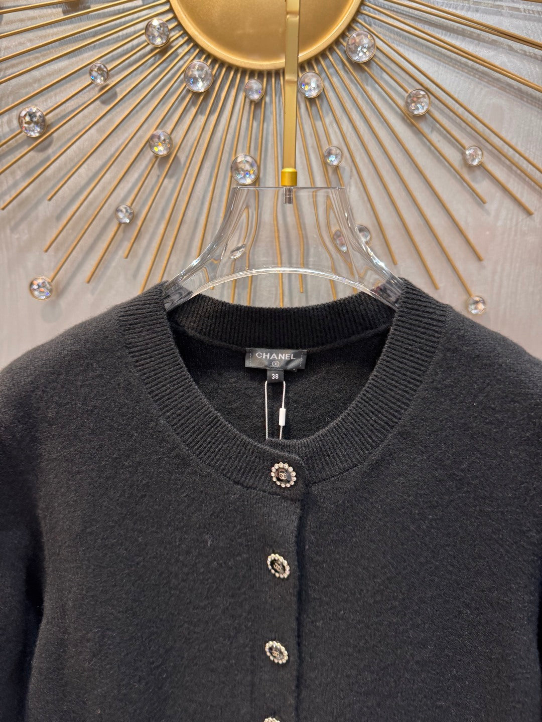 Cha 25fw Bow Knit Sweater