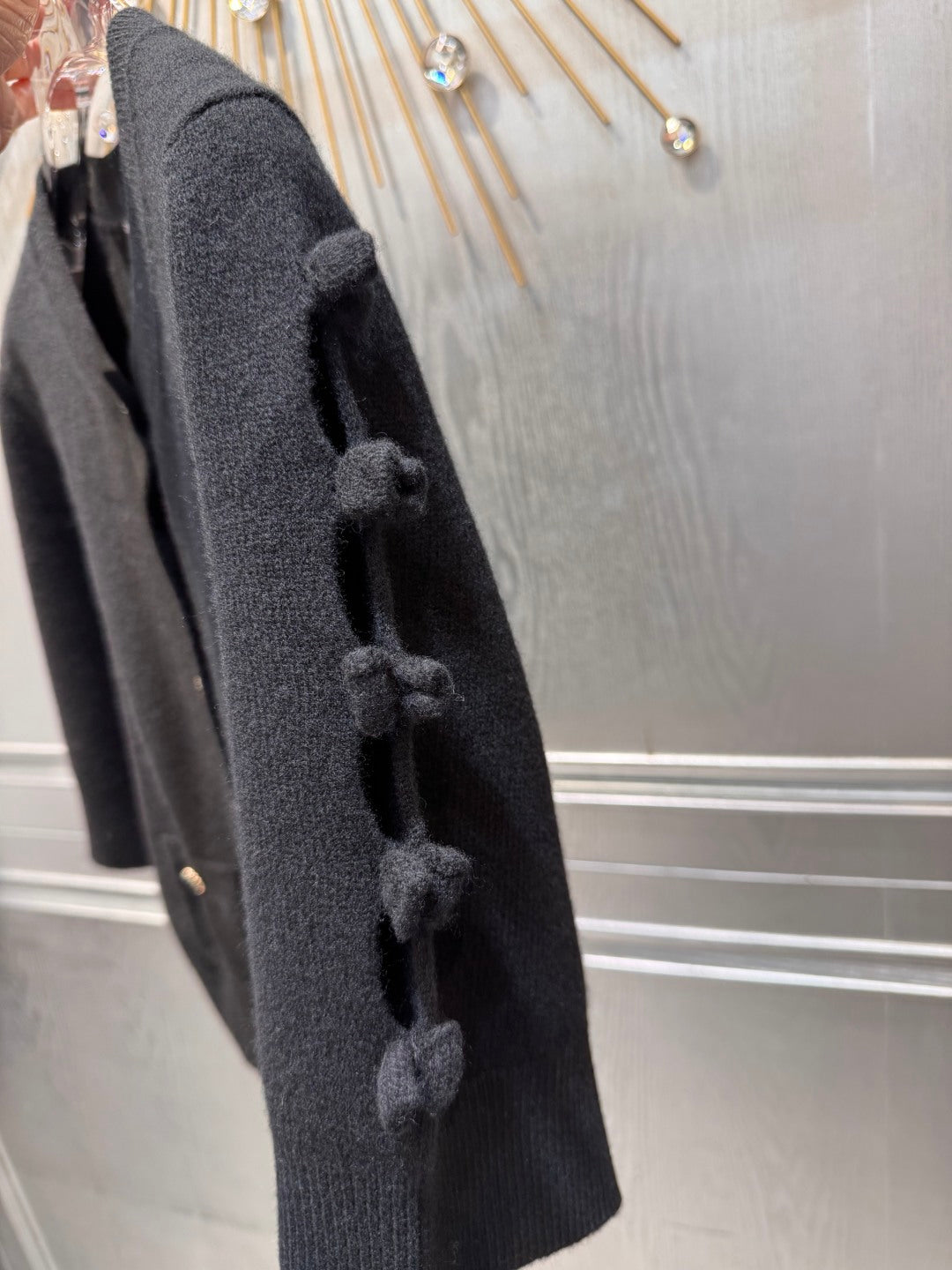 Cha 25fw Bow Knit Sweater