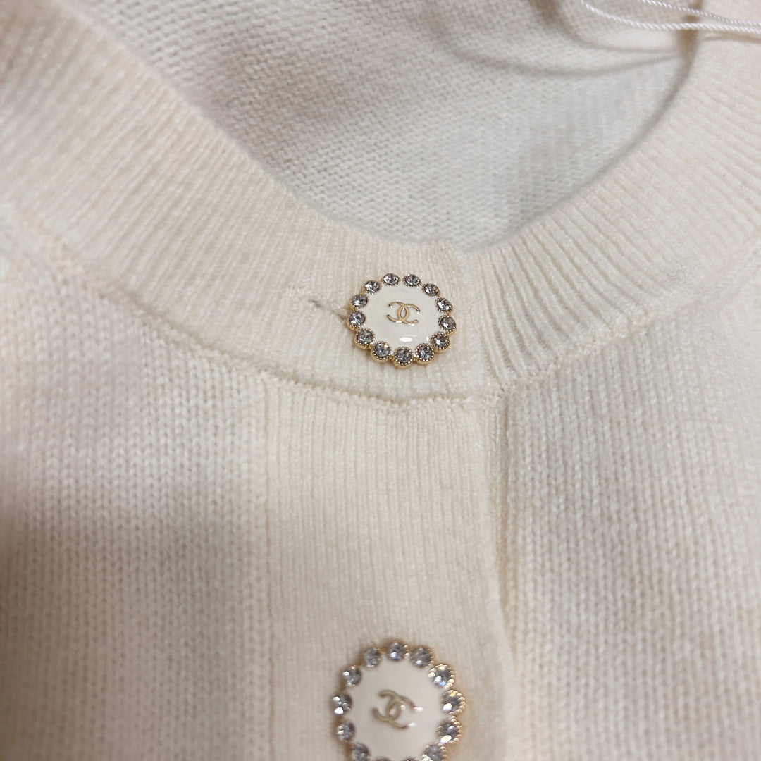 Cha 25fw Bow Knit Sweater