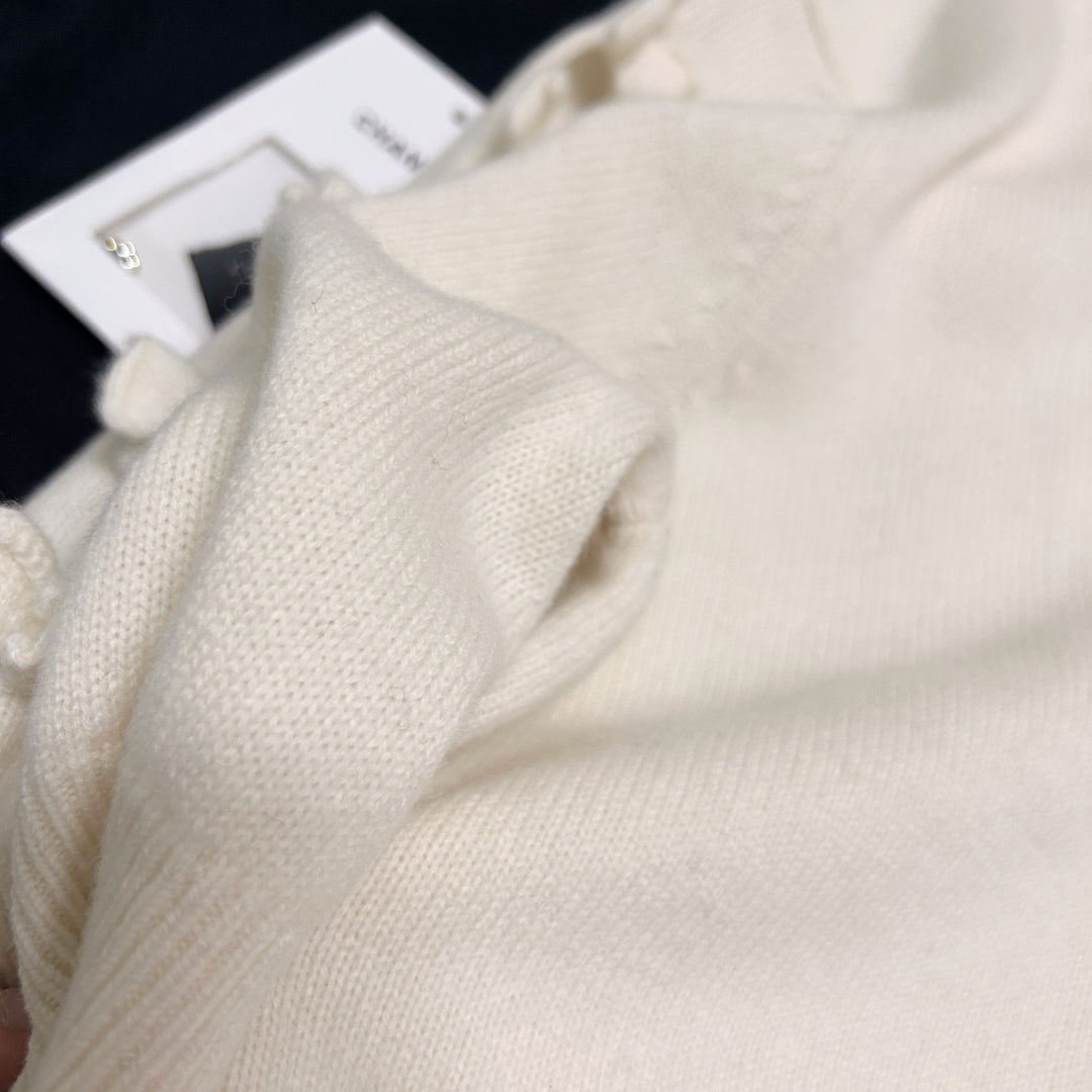 Cha 25fw Bow Knit Sweater