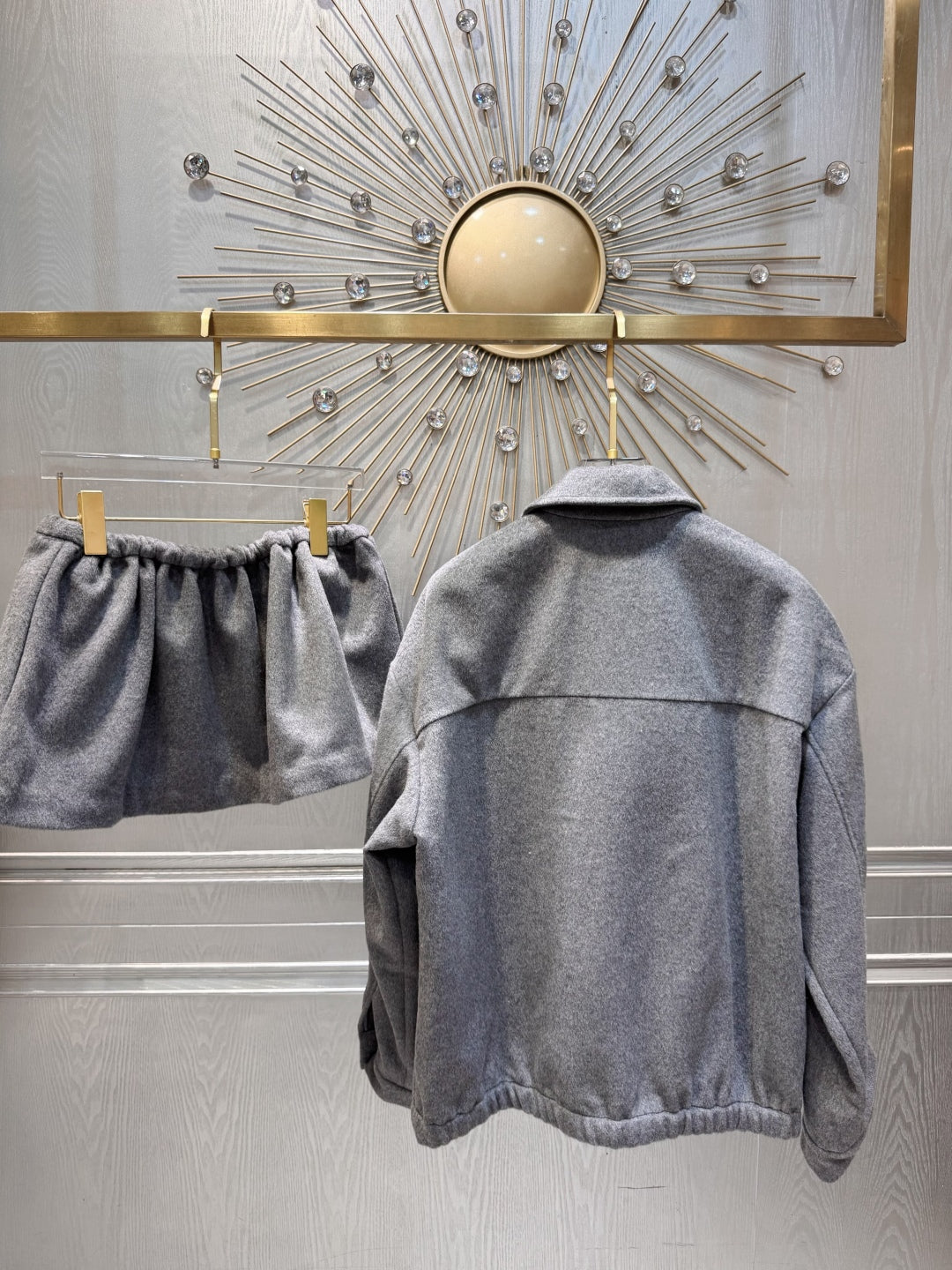 Mu 25fw Grey wool suit