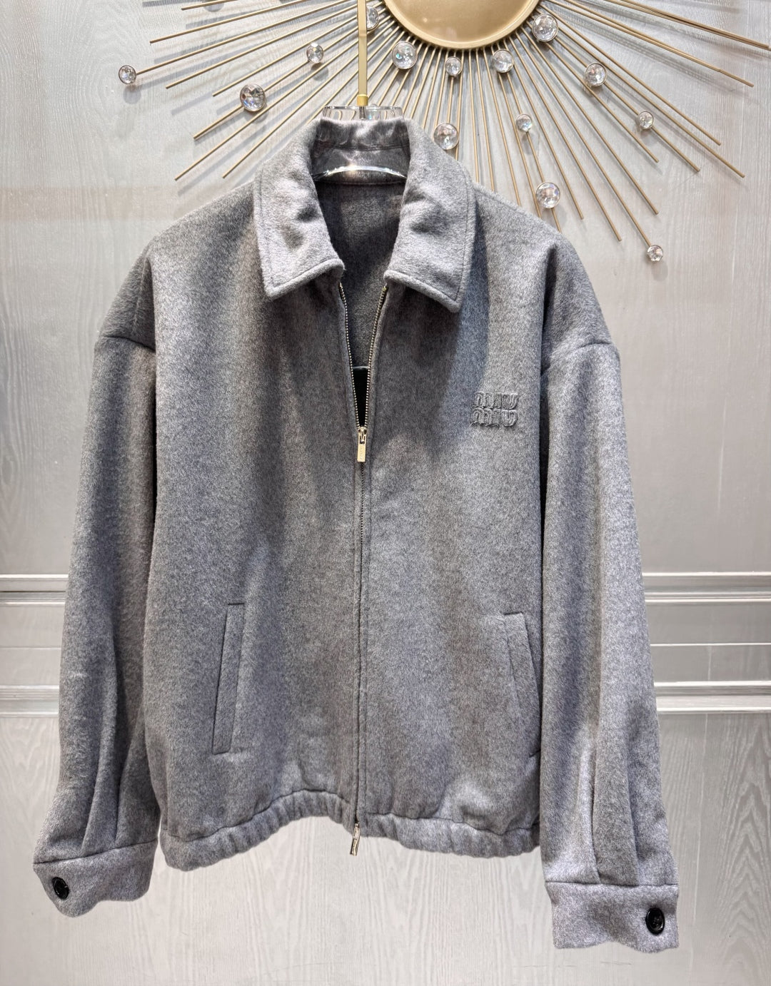 Mu 25fw Grey wool suit