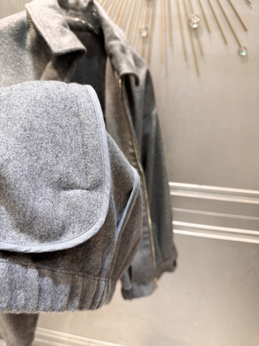 Mu 25fw Grey wool suit