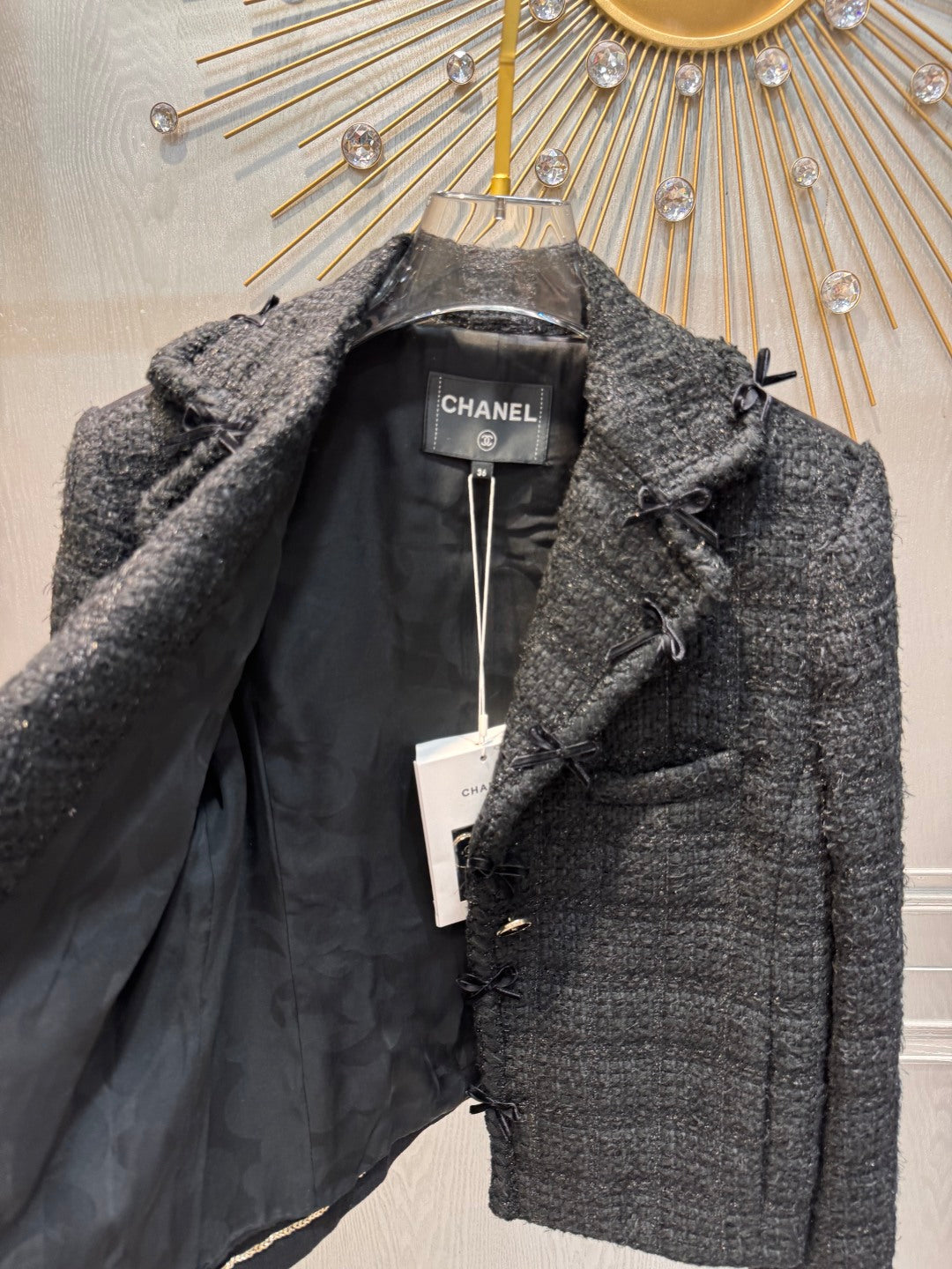 Cha 25cf Color-blocked coat