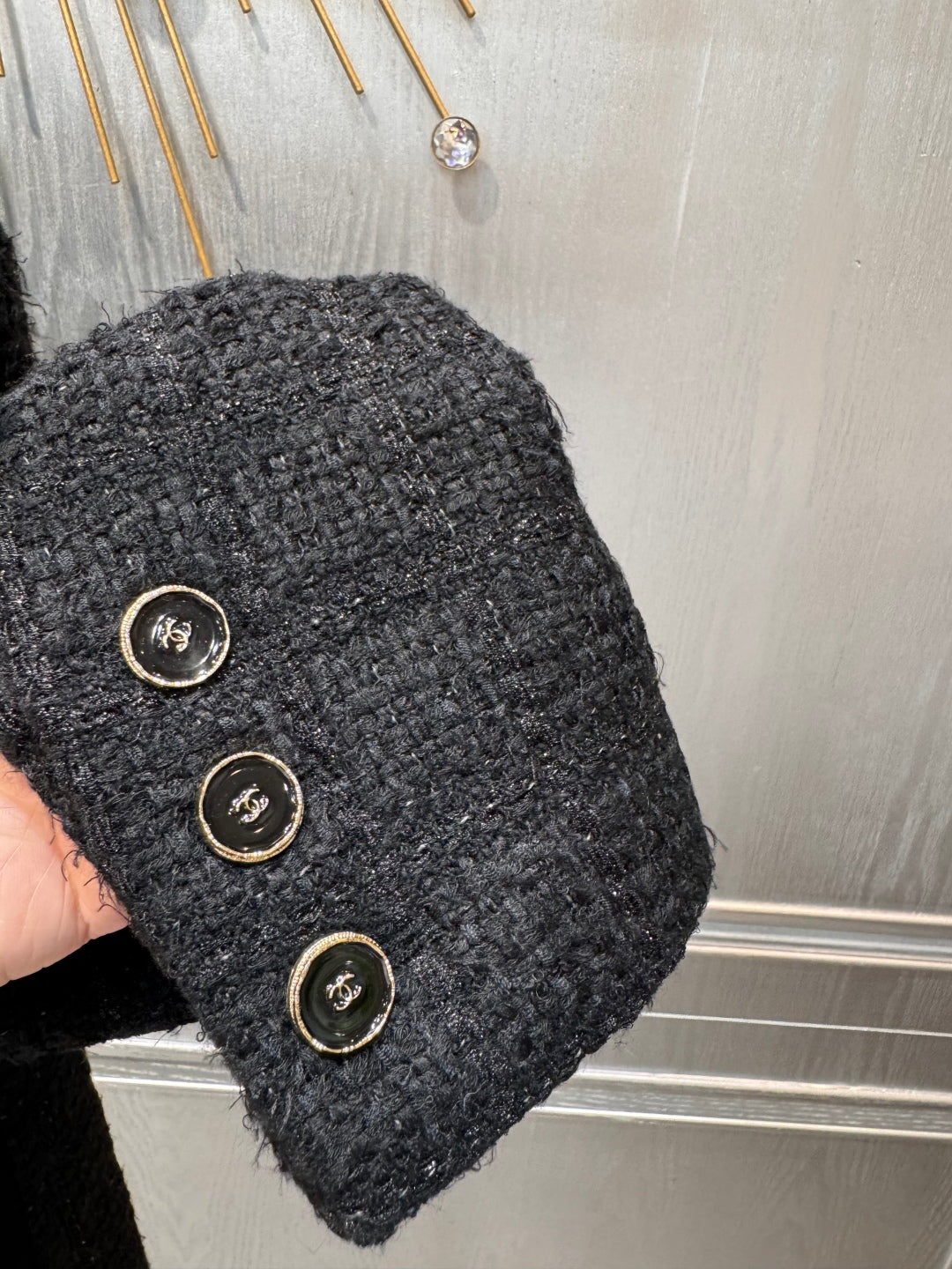 Cha 25cf Color-blocked coat