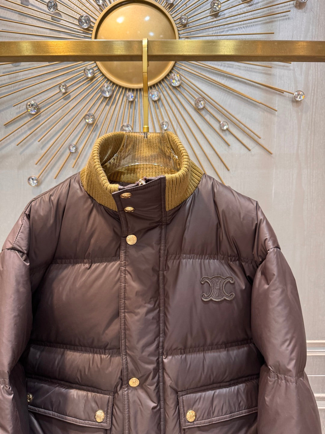 Cel 25fw Brown down jacket