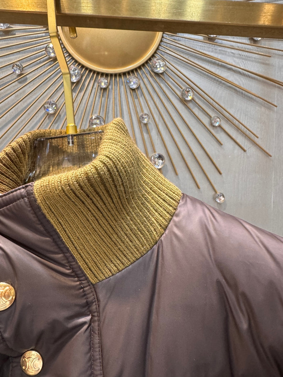 Cel 25fw Brown down jacket