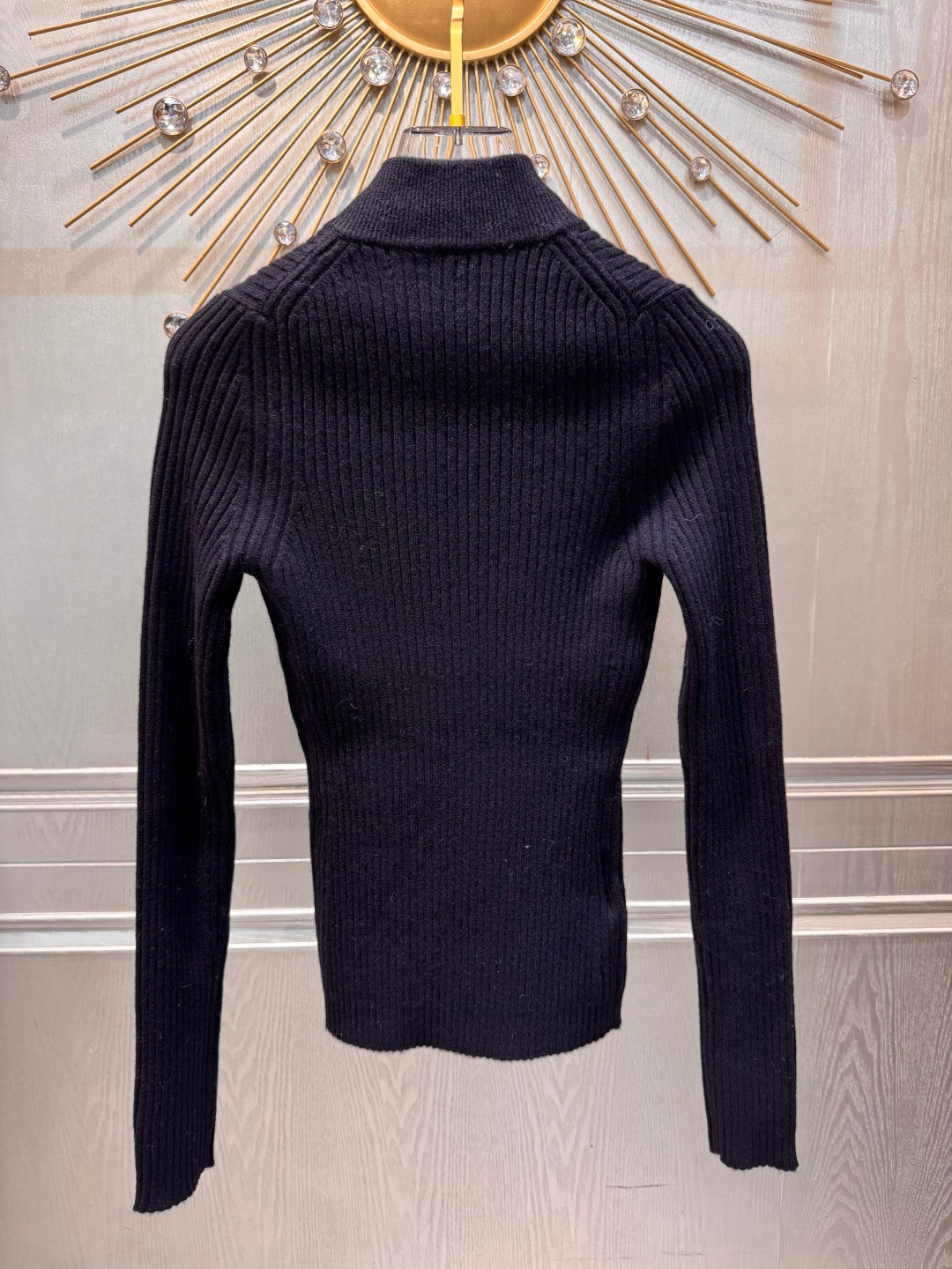 Mu 25fw Cashmere knitted cardigan