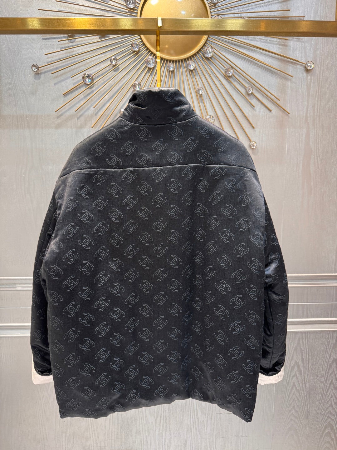 Cha 25fw Vintage silk cotton jacket