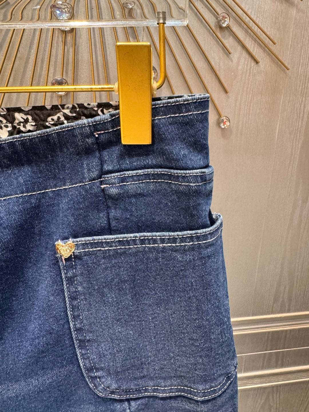 Cha 25fw Retro straight leg jeans