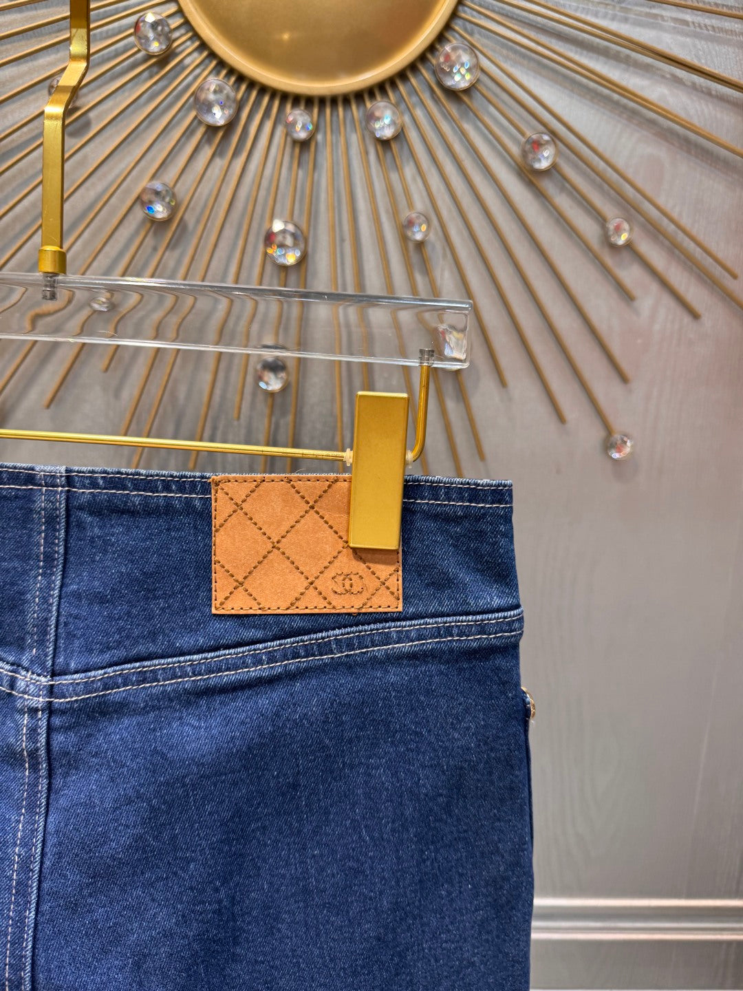 Cha 25fw Retro straight leg jeans