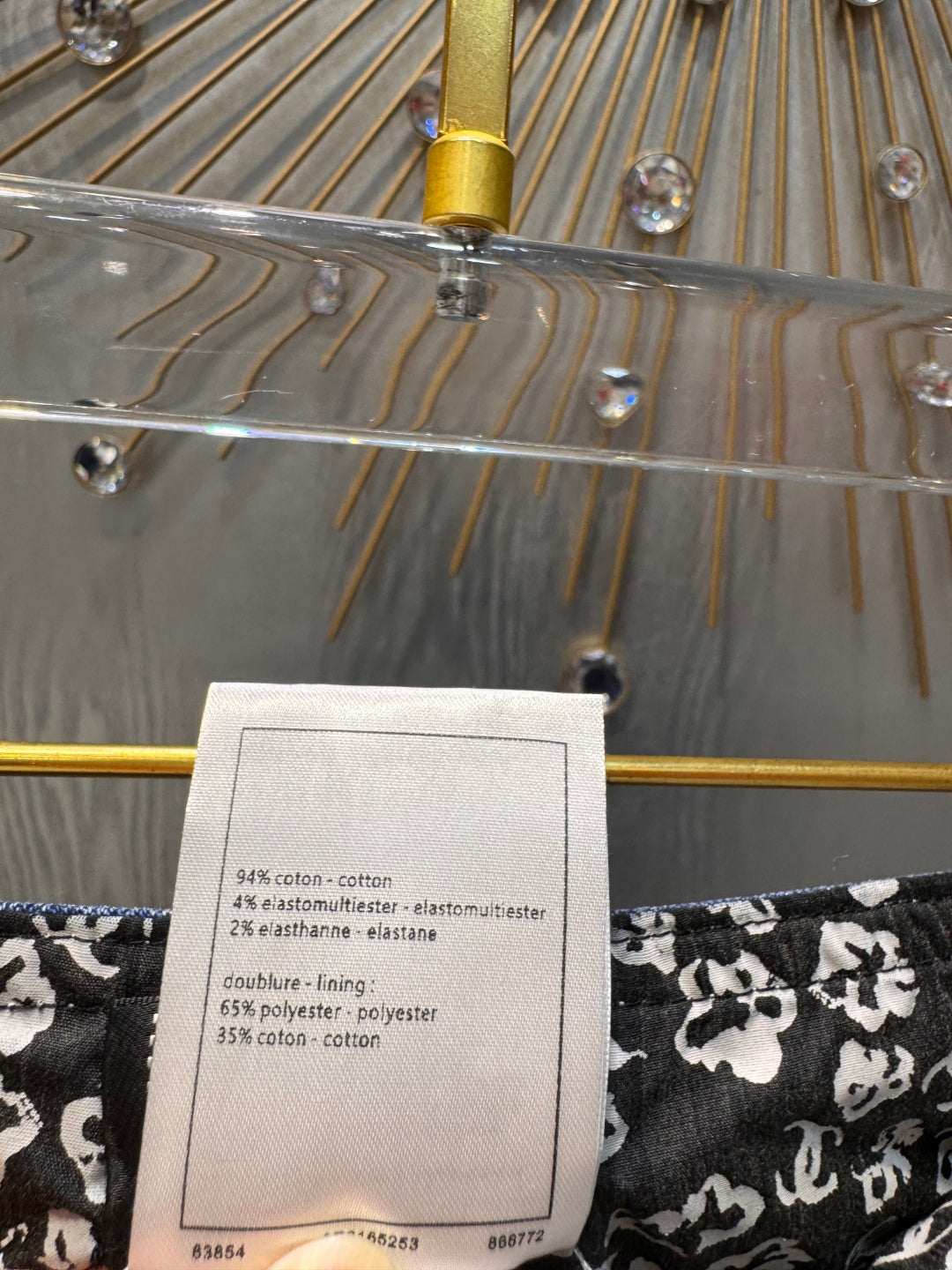 Cha 25fw Retro straight leg jeans