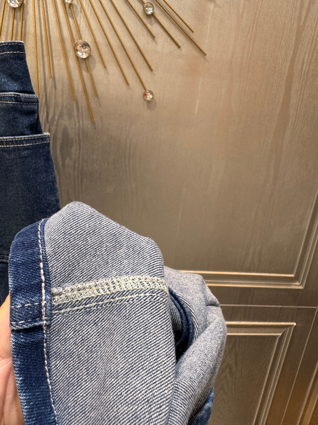 Cha 25fw Retro straight leg jeans