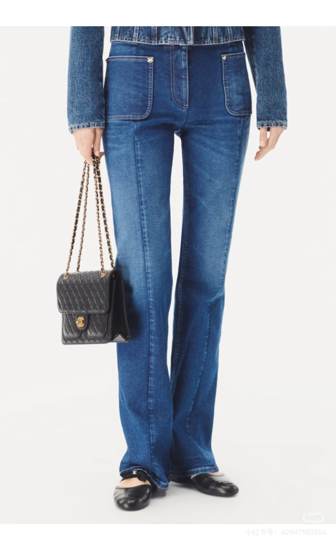 Cha 25fw Retro straight leg jeans