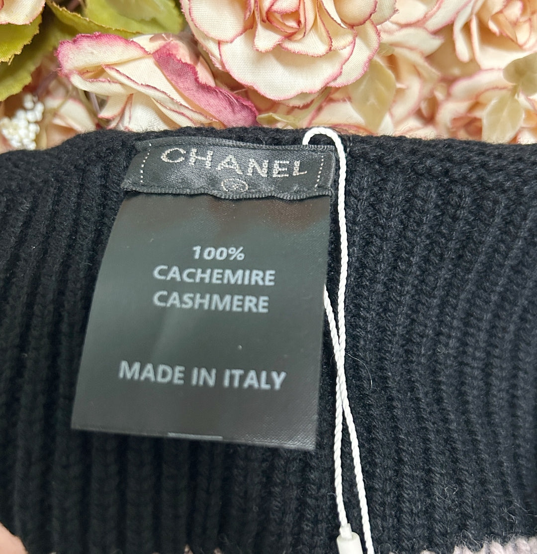 Cha 25fw Knitted cashmere hat