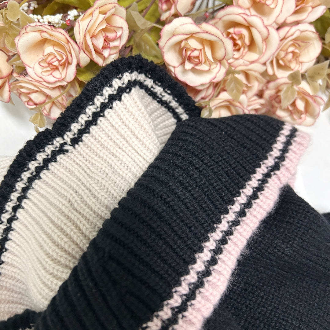 Cha 25fw Knitted cashmere hat