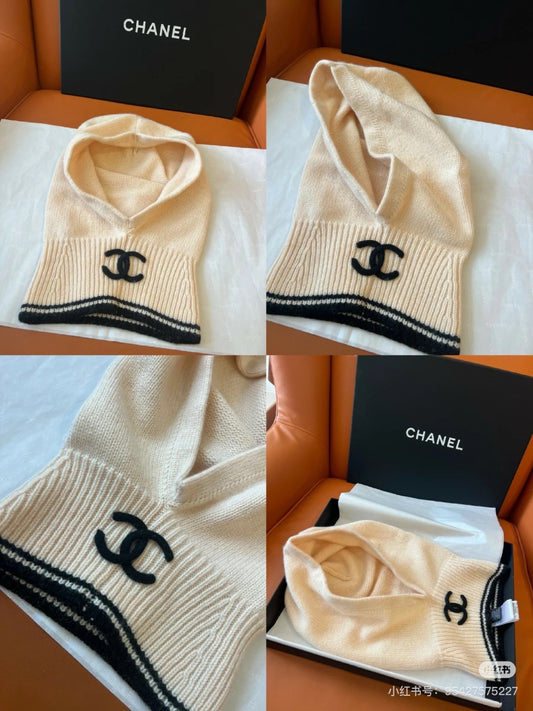 Cha 25fw Knitted cashmere hat