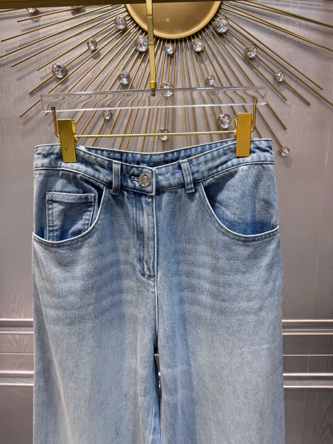 Cha 25fw Blue pearl jeans