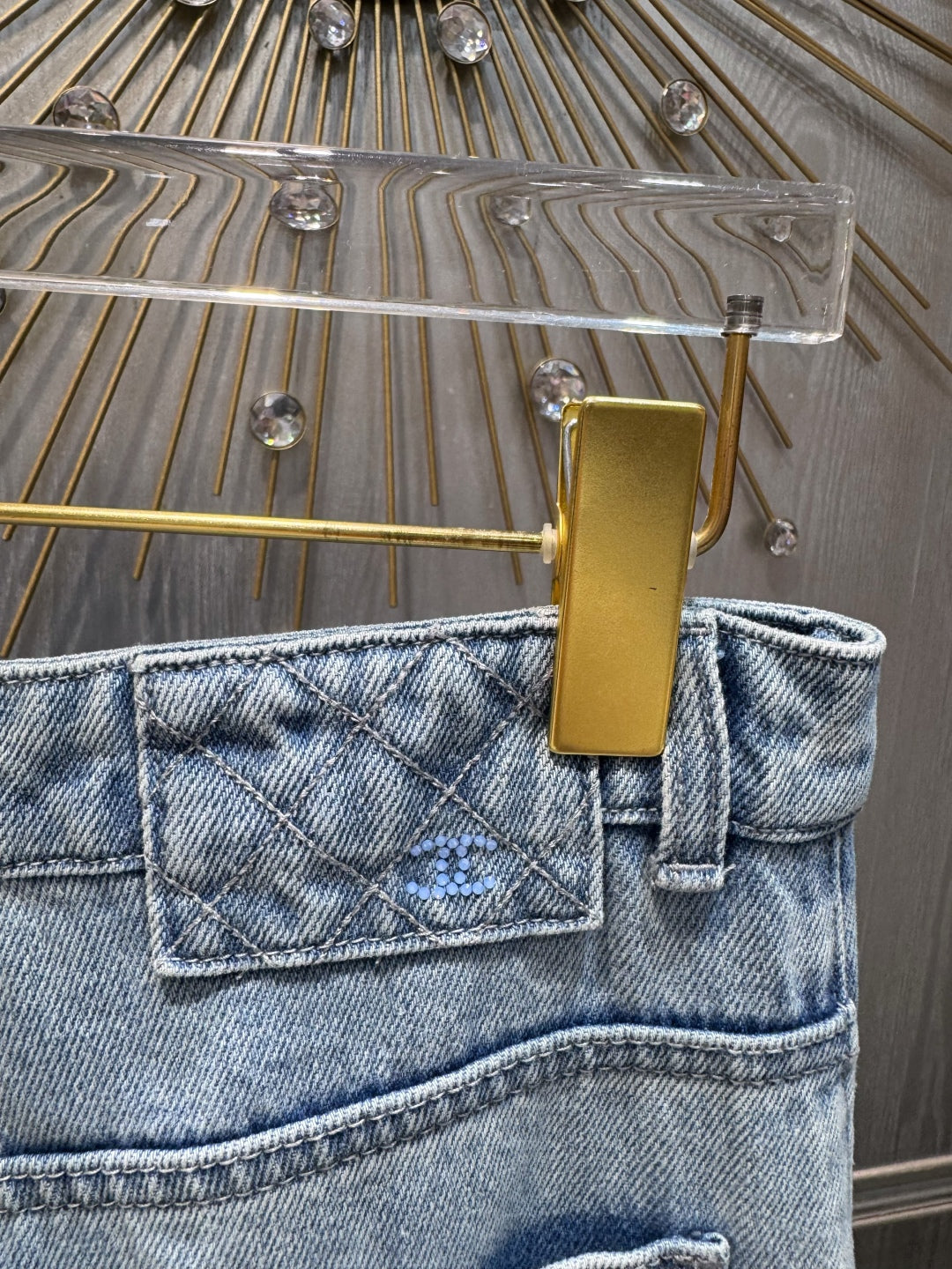 Cha 25fw Blue pearl jeans