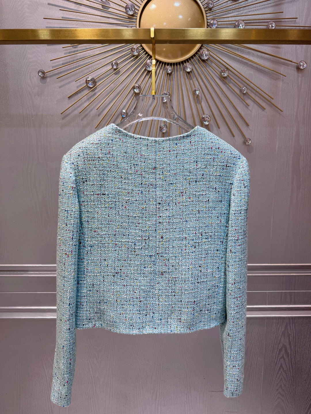 Cha 25fw Blue wool sweater