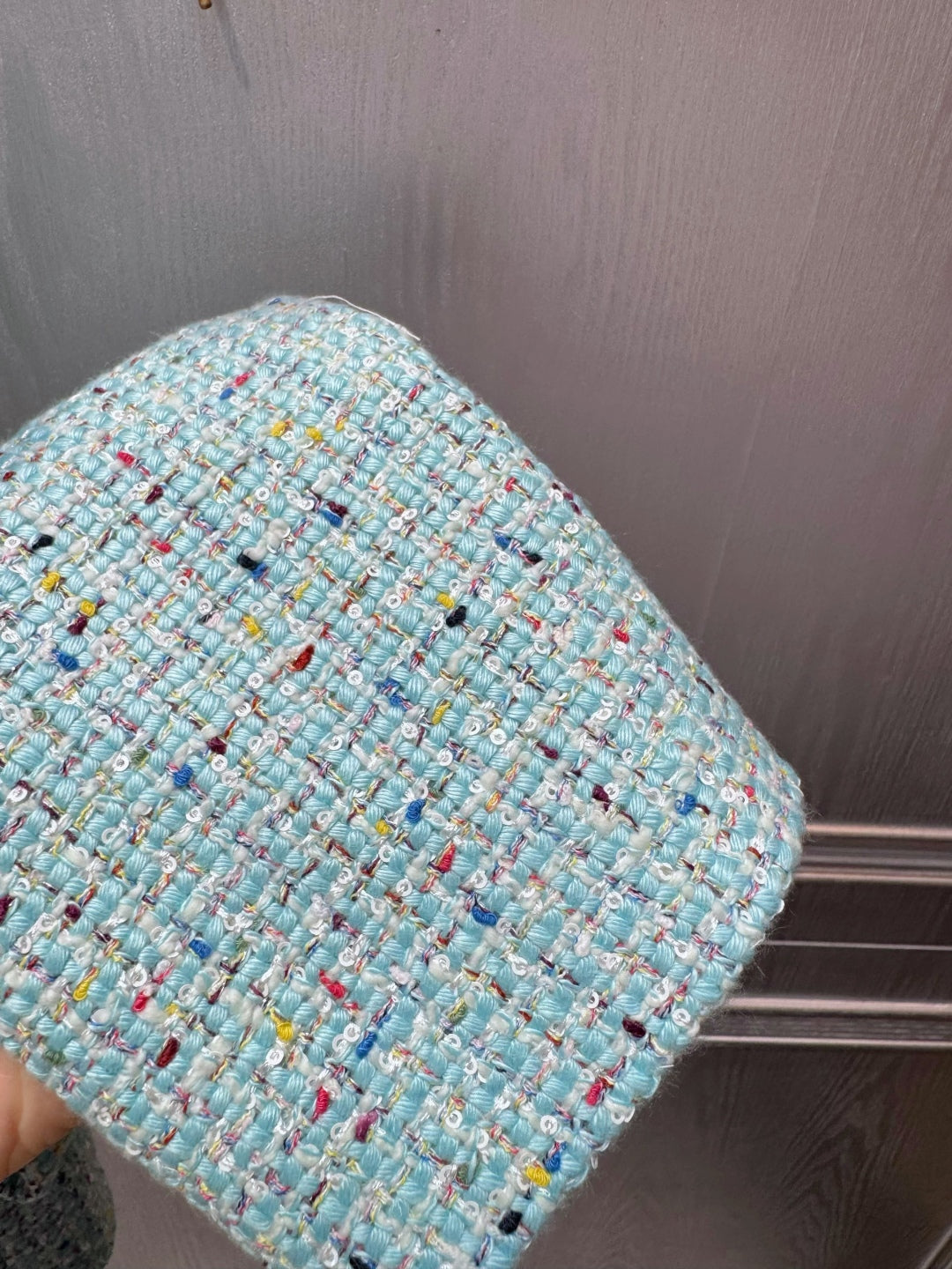 Cha 25fw Blue wool sweater