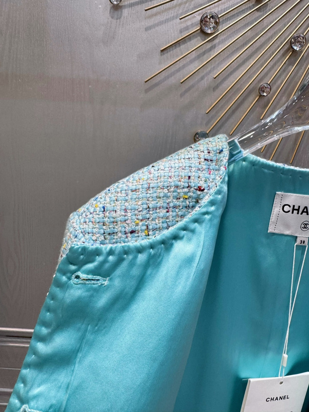 Cha 25fw Blue wool sweater