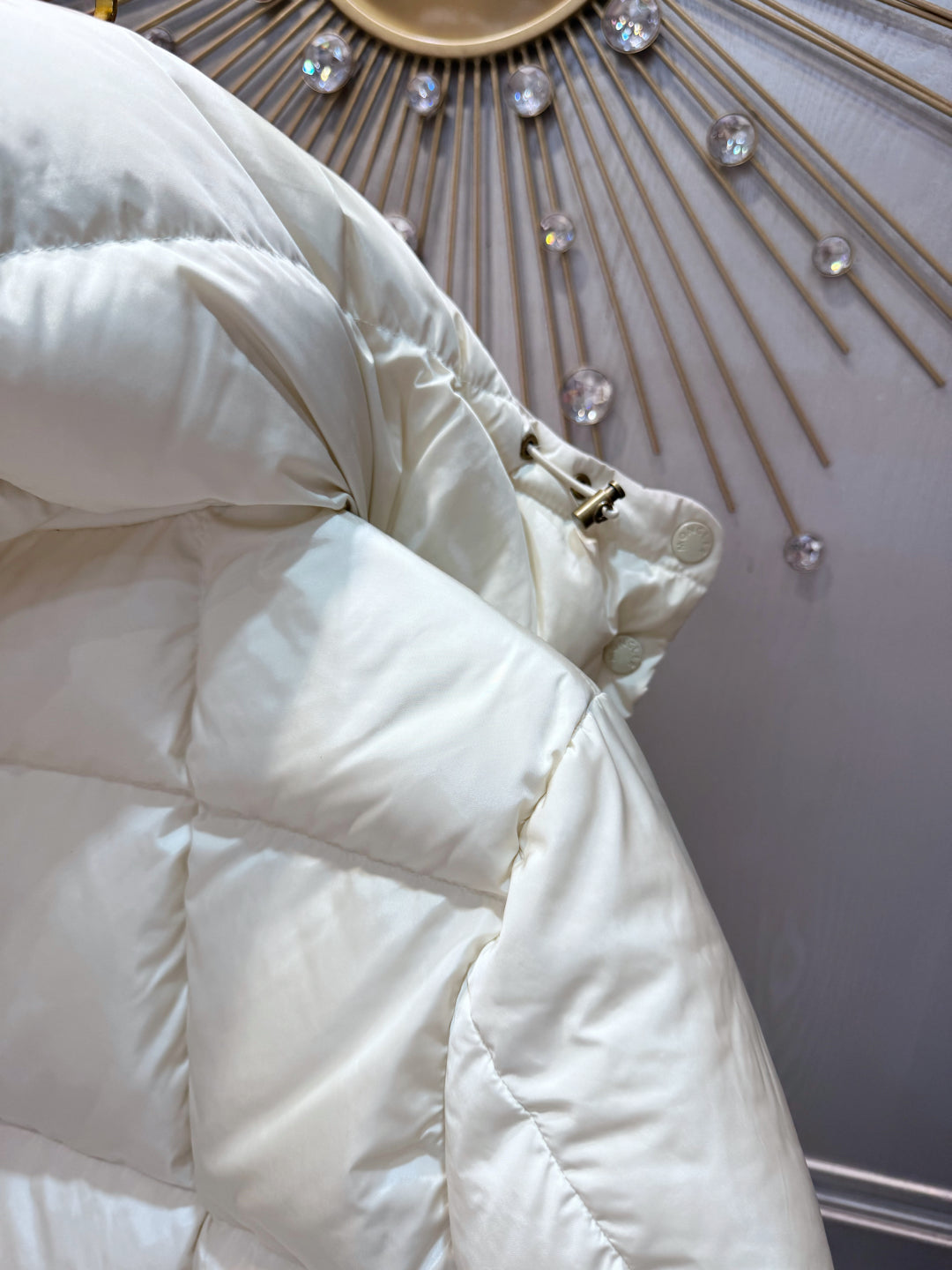 MOC 25fw White long down jacket