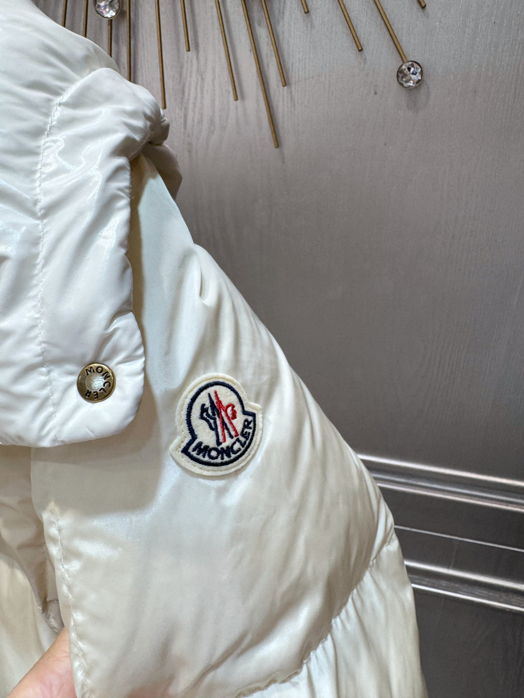 MOC 25fw White long down jacket