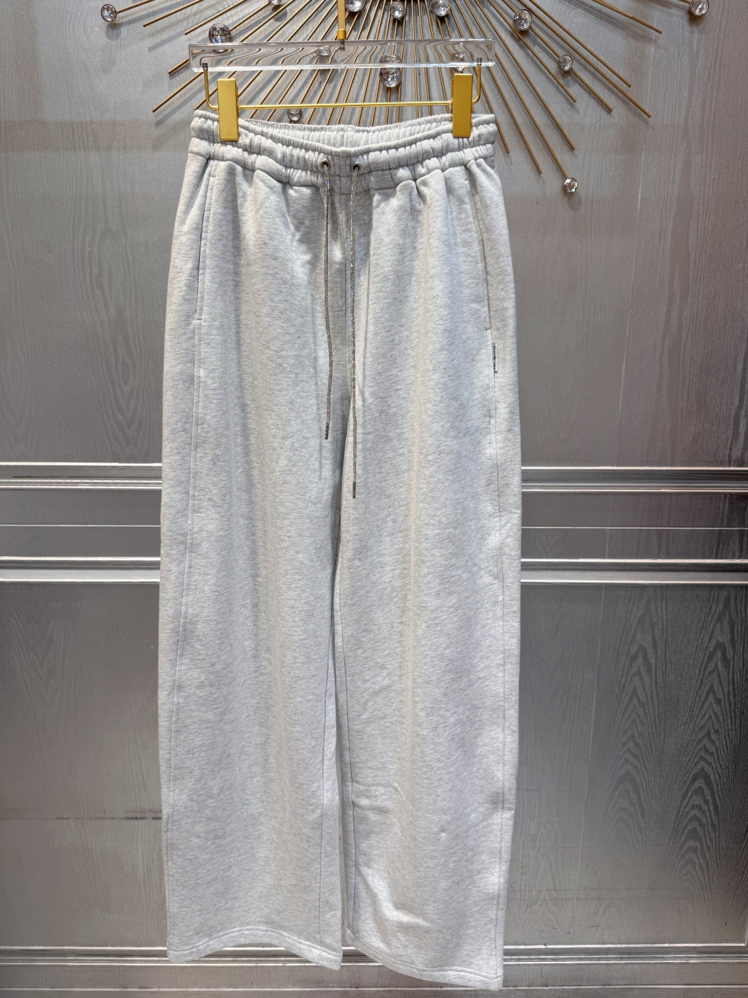 Ale 25fw Grey sports hoodie set