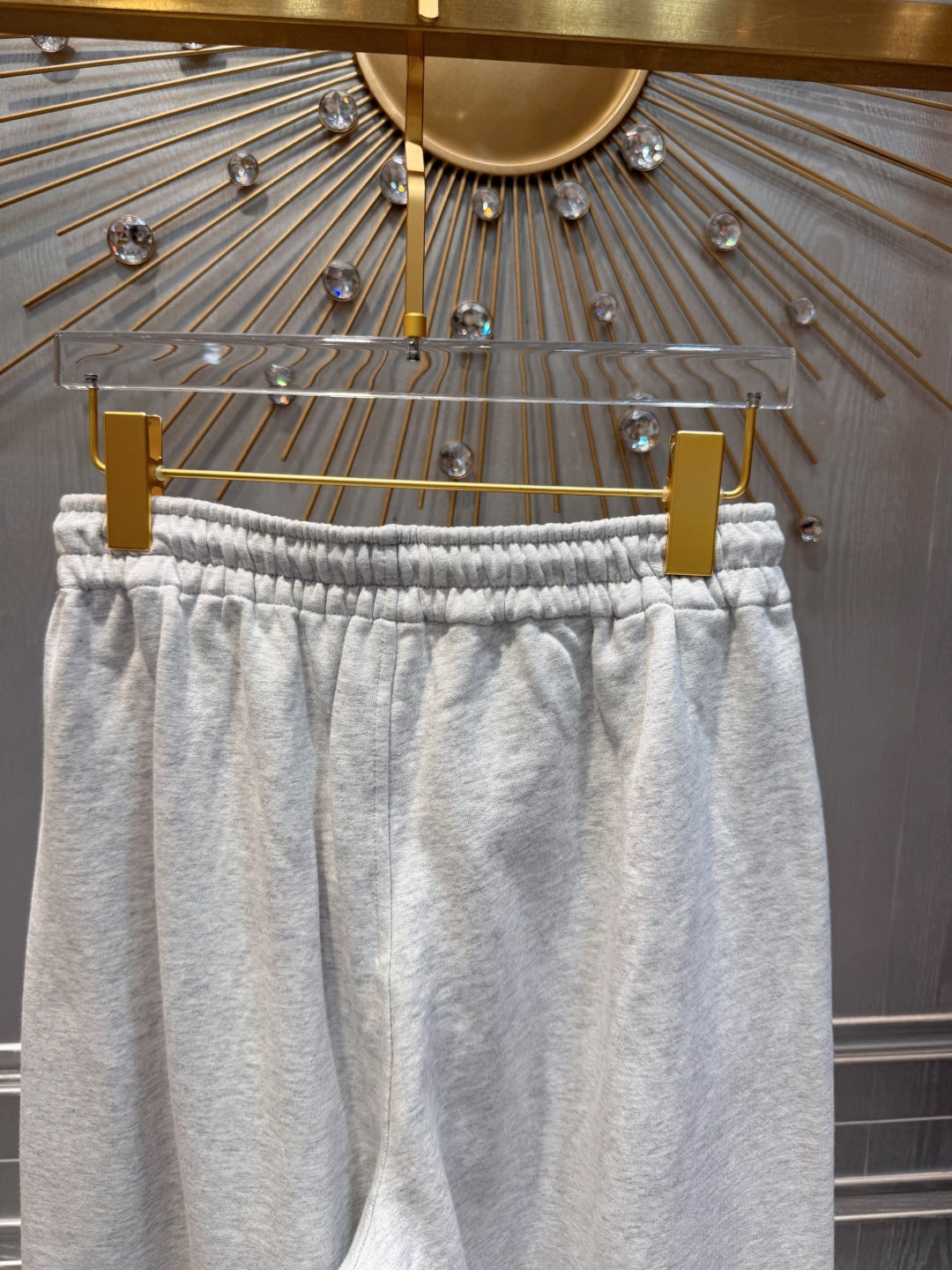 Ale 25fw Grey sports hoodie set