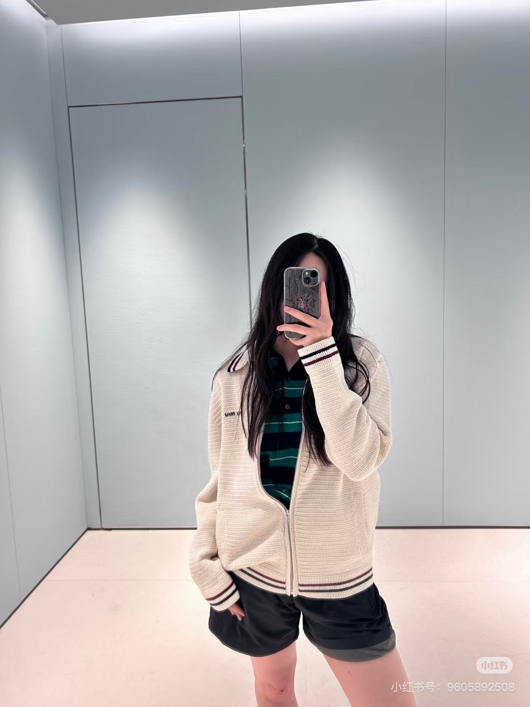 Mu 25 Early autumn color blocking knitted baseball jersey