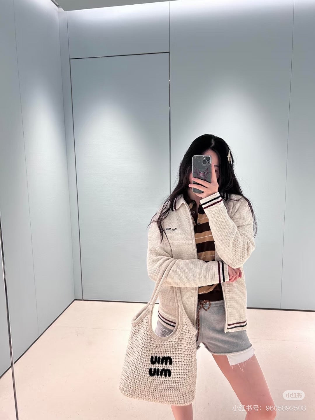 Mu 25 Early autumn color blocking knitted baseball jersey