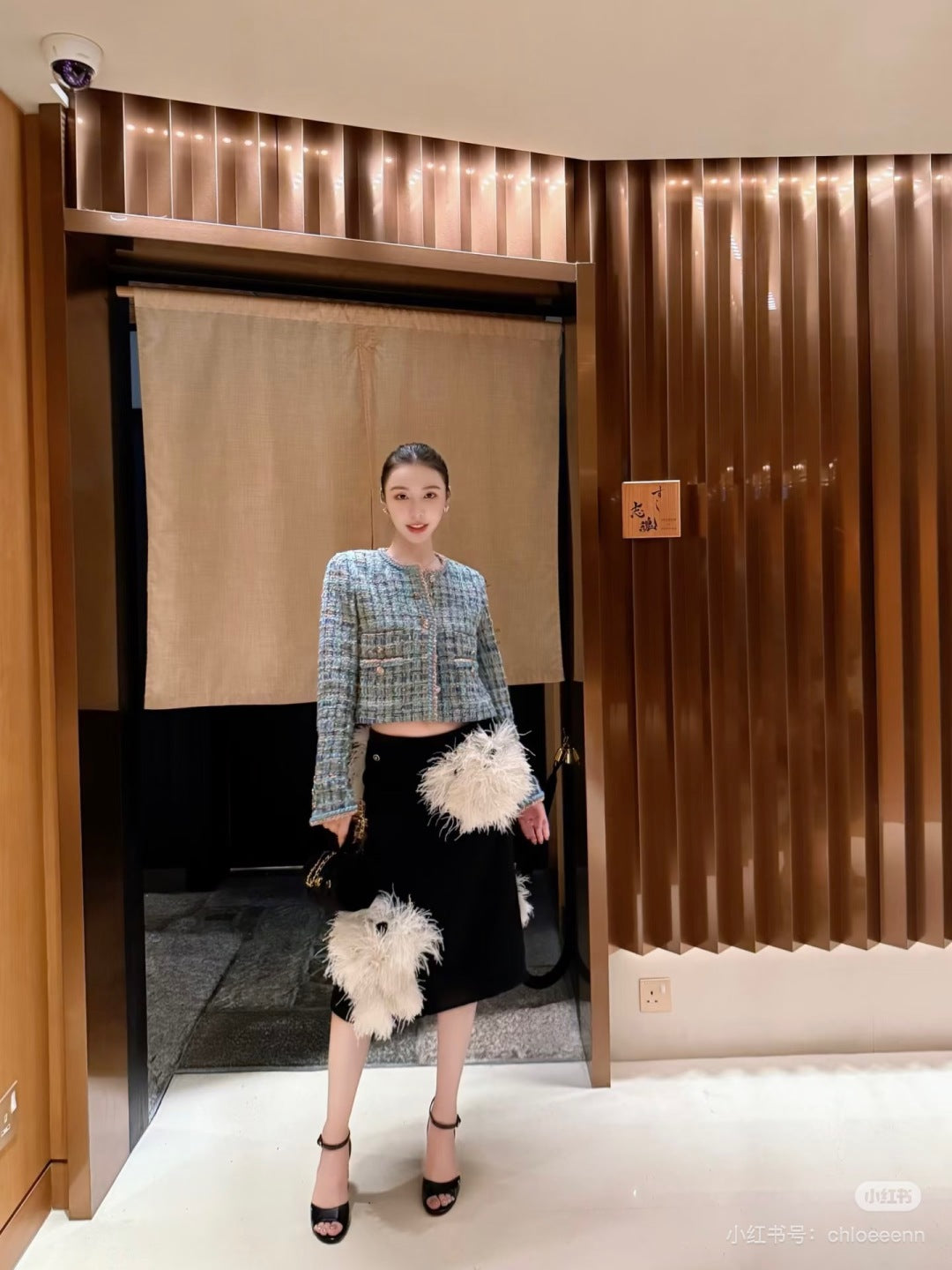 Che 25fw Lake Blue Coat