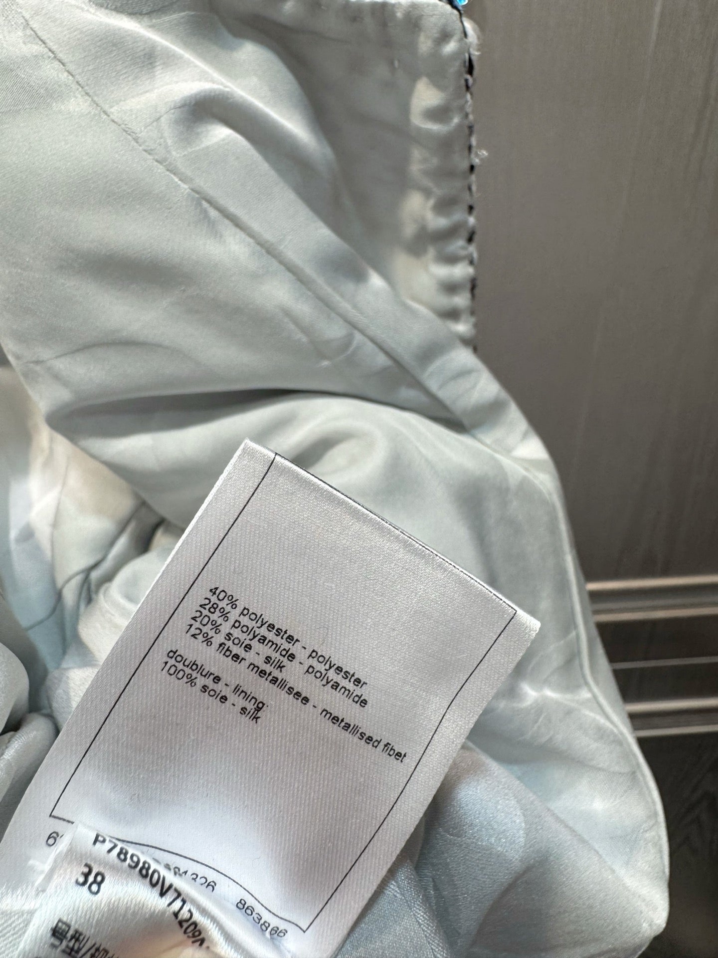 Che 25fw Sequined pearl jacket