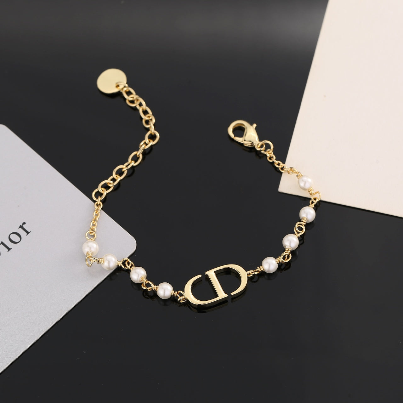 CD New pearl bracelet sweater chain