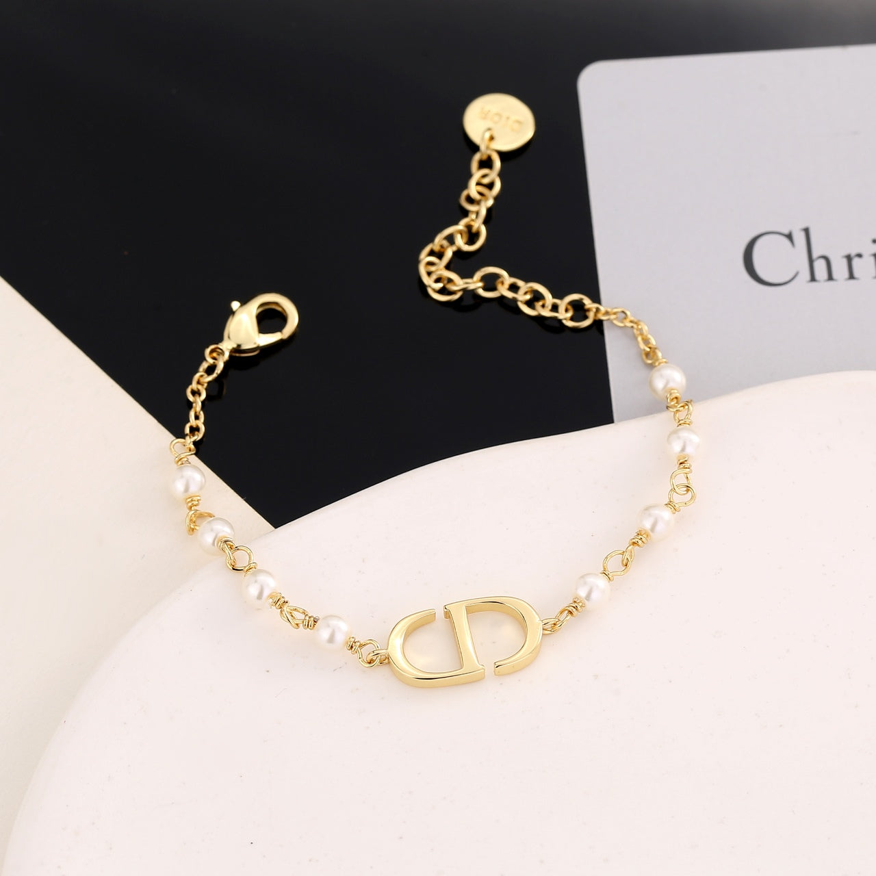 CD New pearl bracelet sweater chain