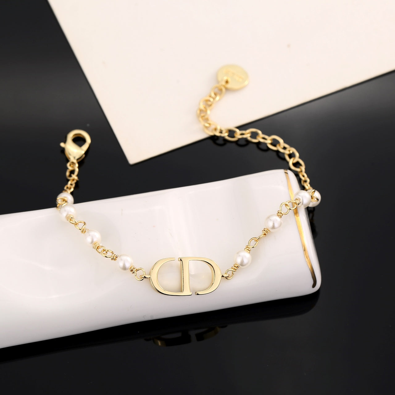 CD New pearl bracelet sweater chain