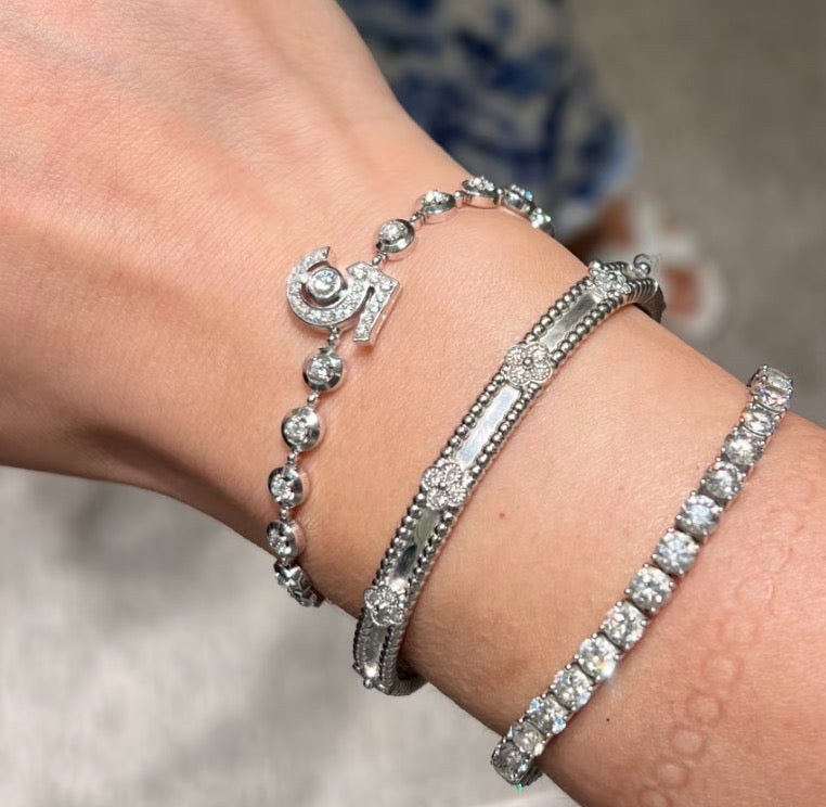 Cha** Starry Sky Bracelet in S925 Silver