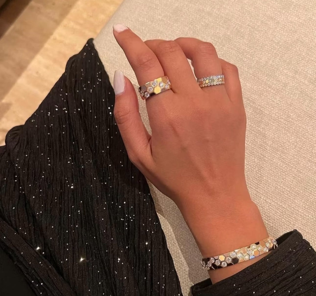 Wave Honeycomb Series Bracelet