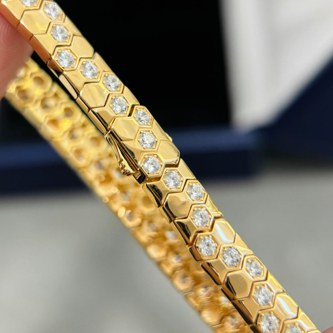 Wave Honeycomb Series Bracelet