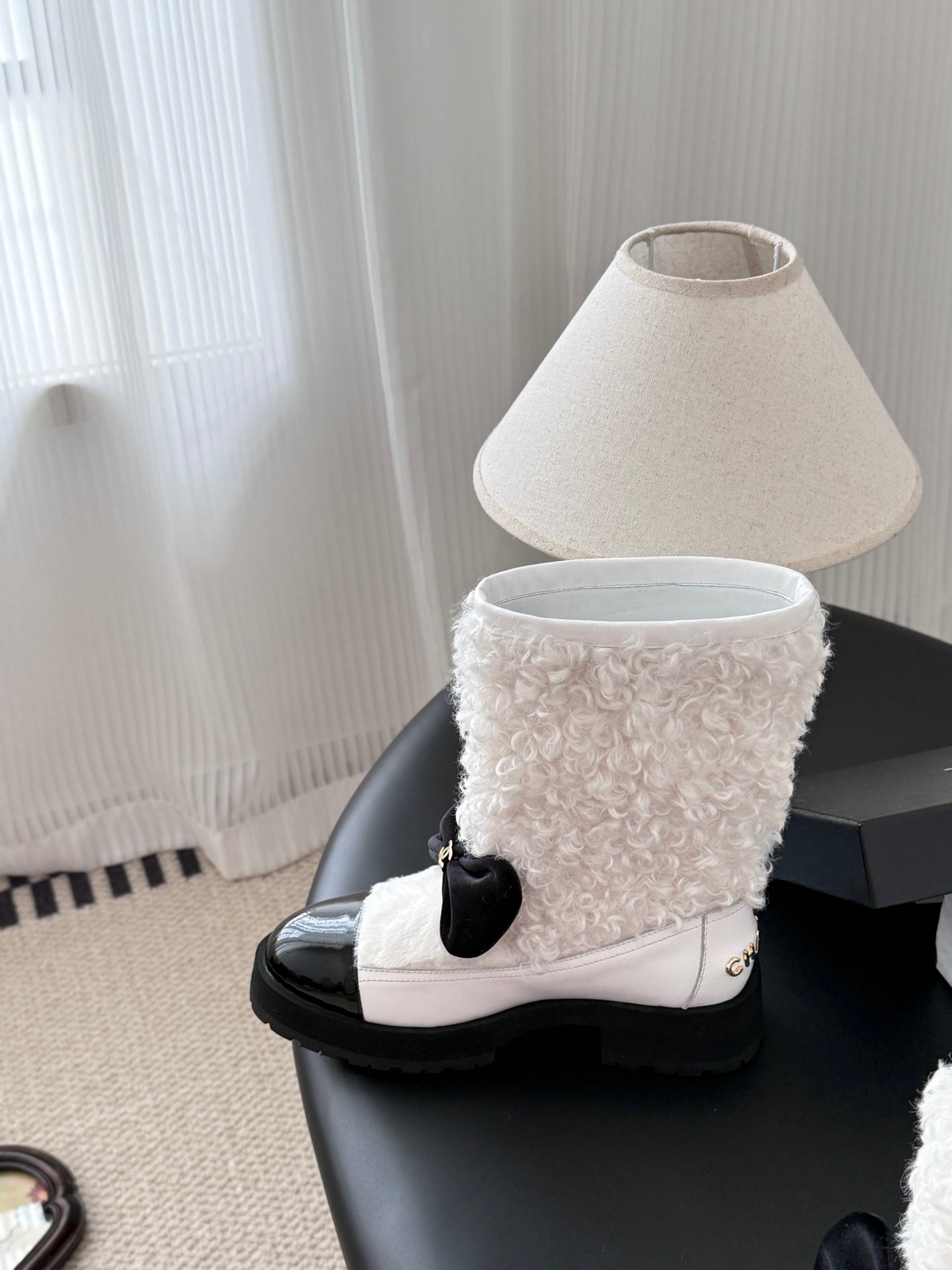 Che New autumn/winter fluffy sheepskin ankle boots