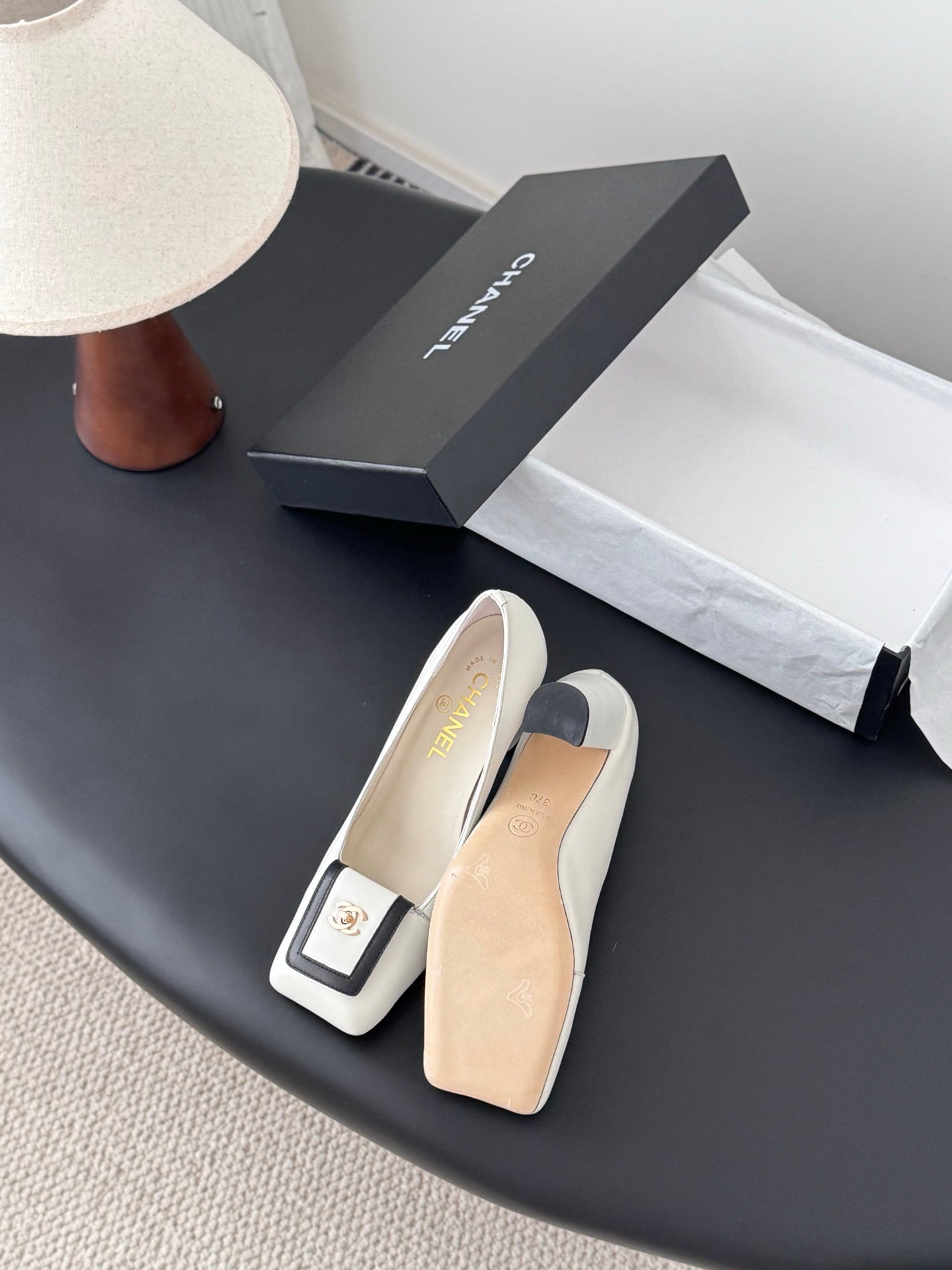 Che classic schoolbag buckle sheepskin single shoes