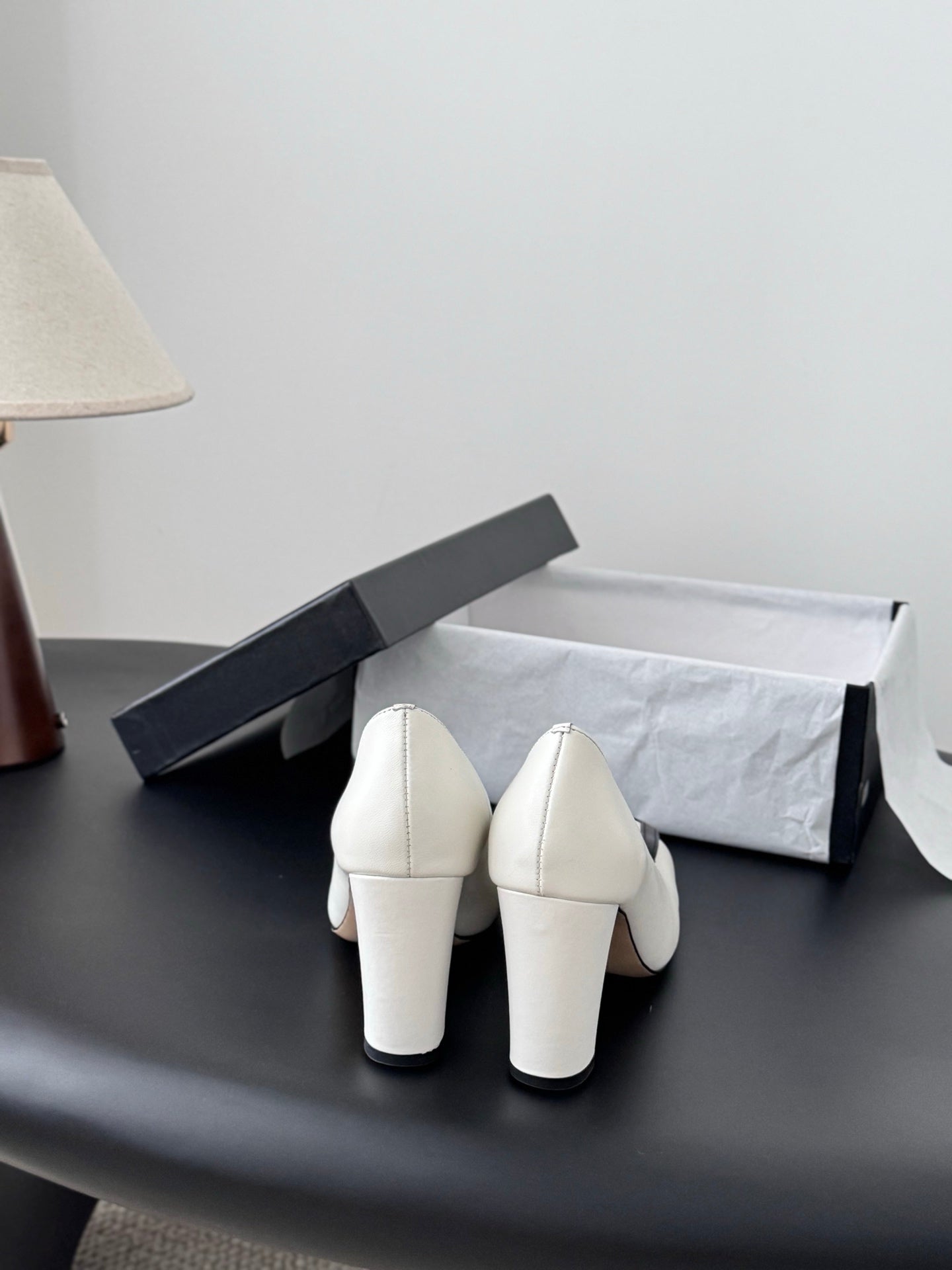 Che classic schoolbag buckle sheepskin single shoes