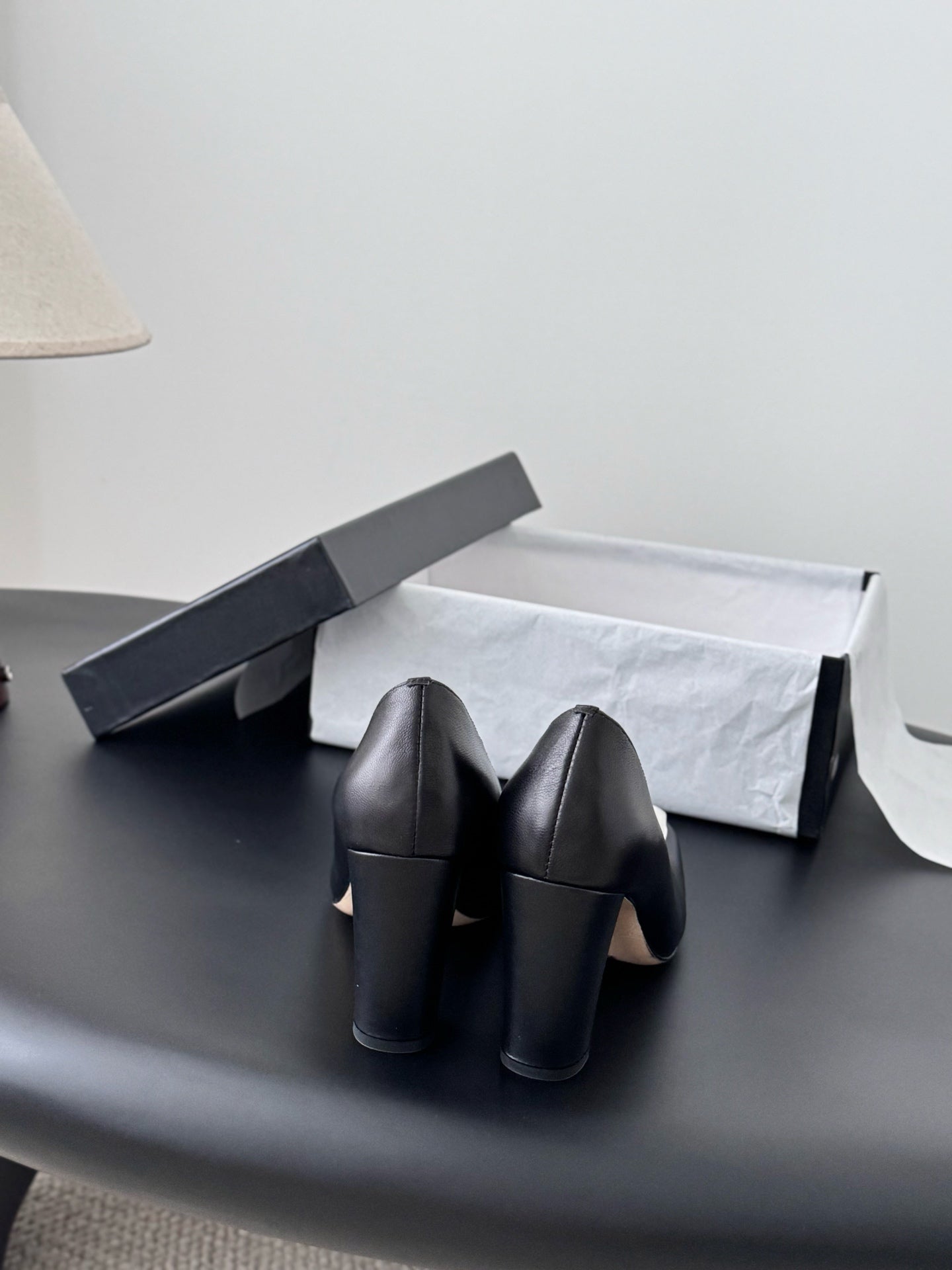 Che classic schoolbag buckle sheepskin single shoes