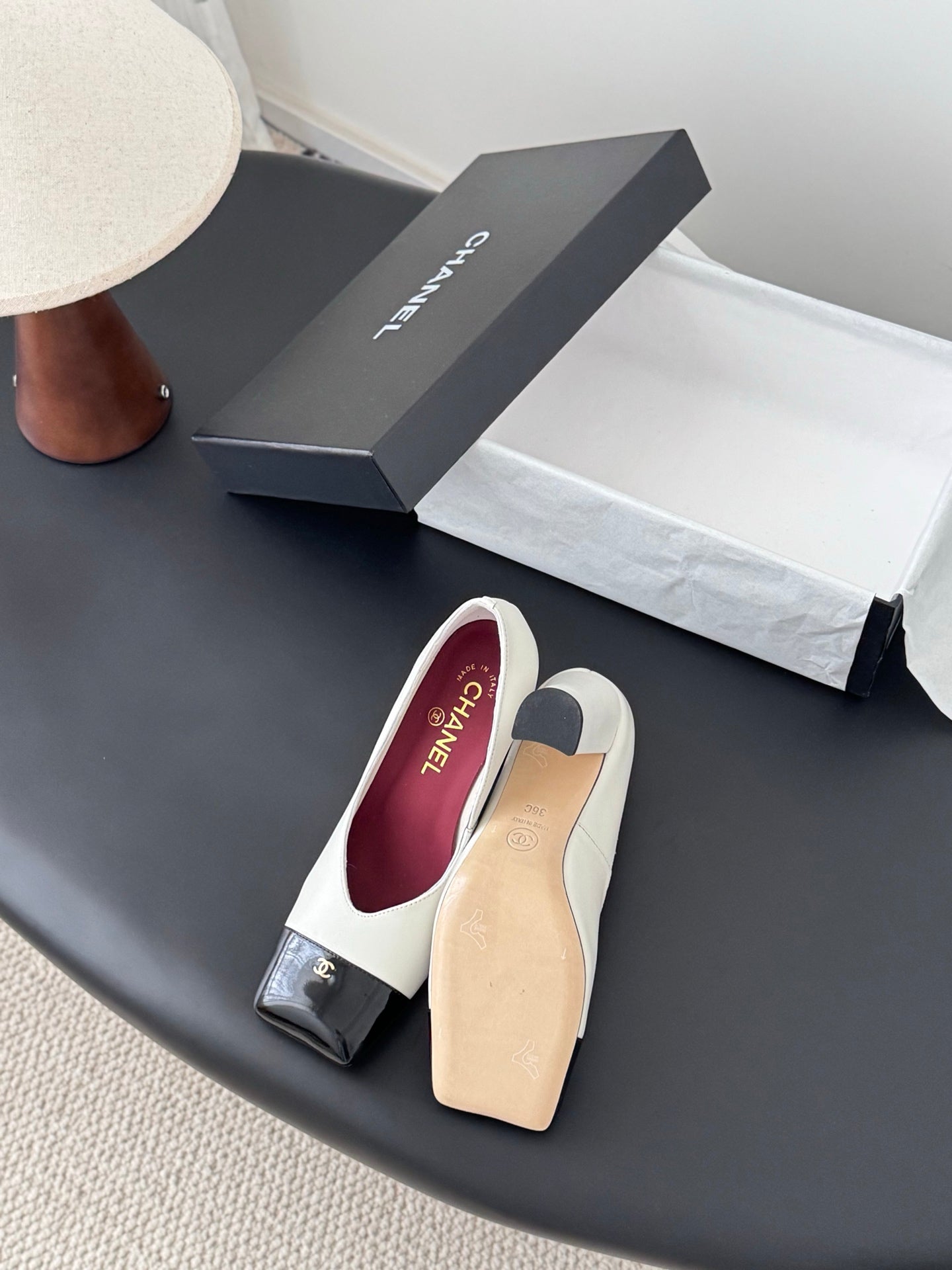 Che classic schoolbag buckle sheepskin single shoes