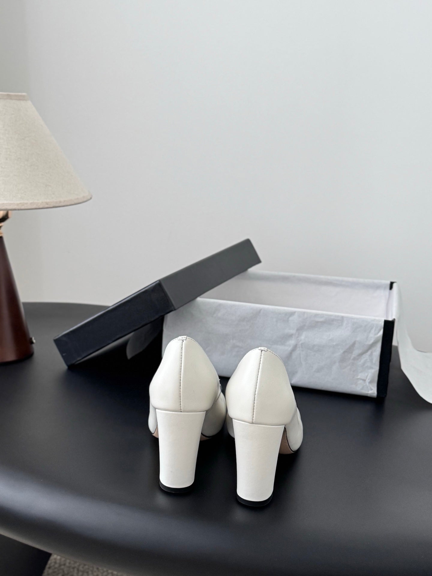 Che classic schoolbag buckle sheepskin single shoes