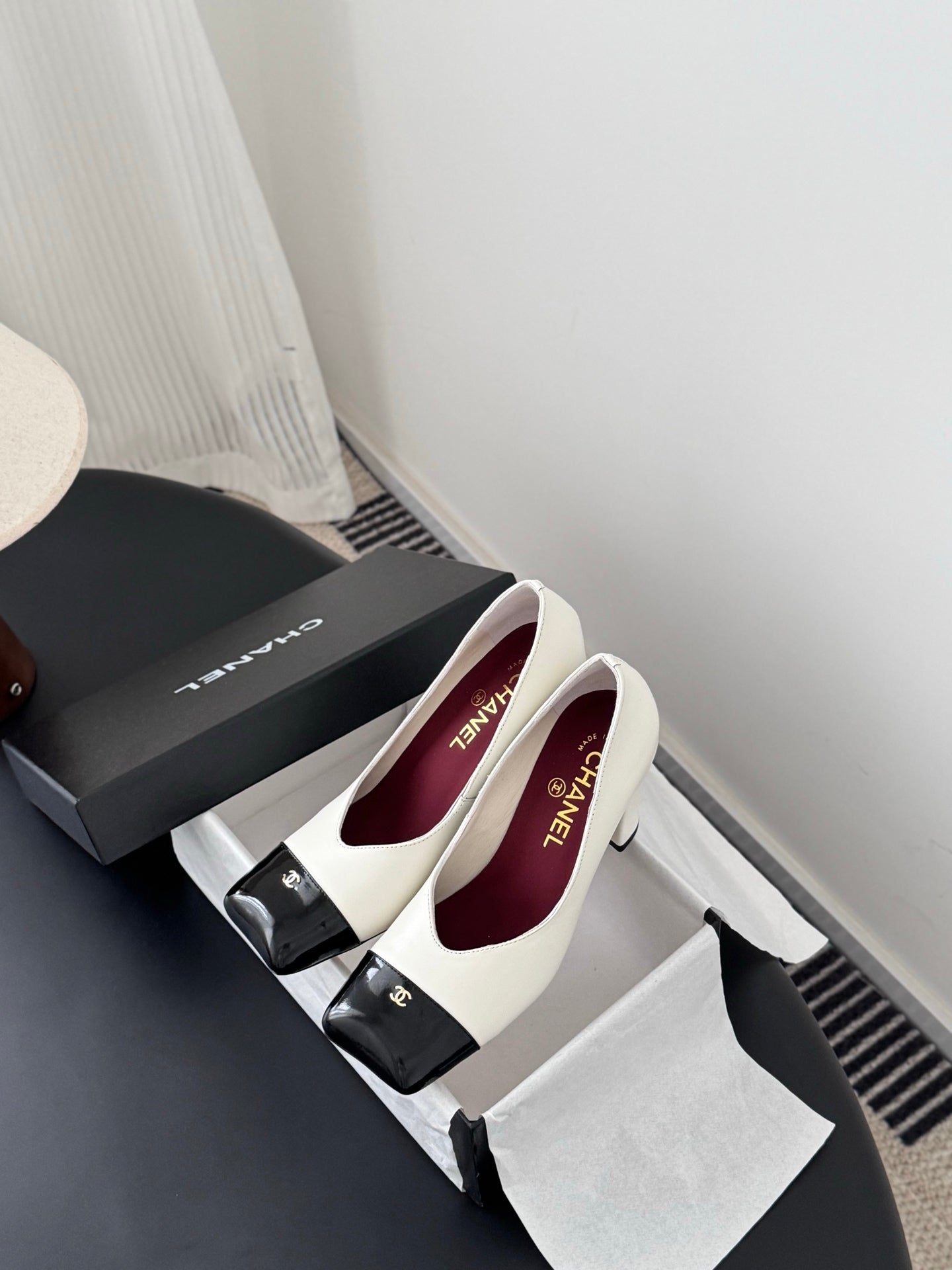 Che classic schoolbag buckle sheepskin single shoes