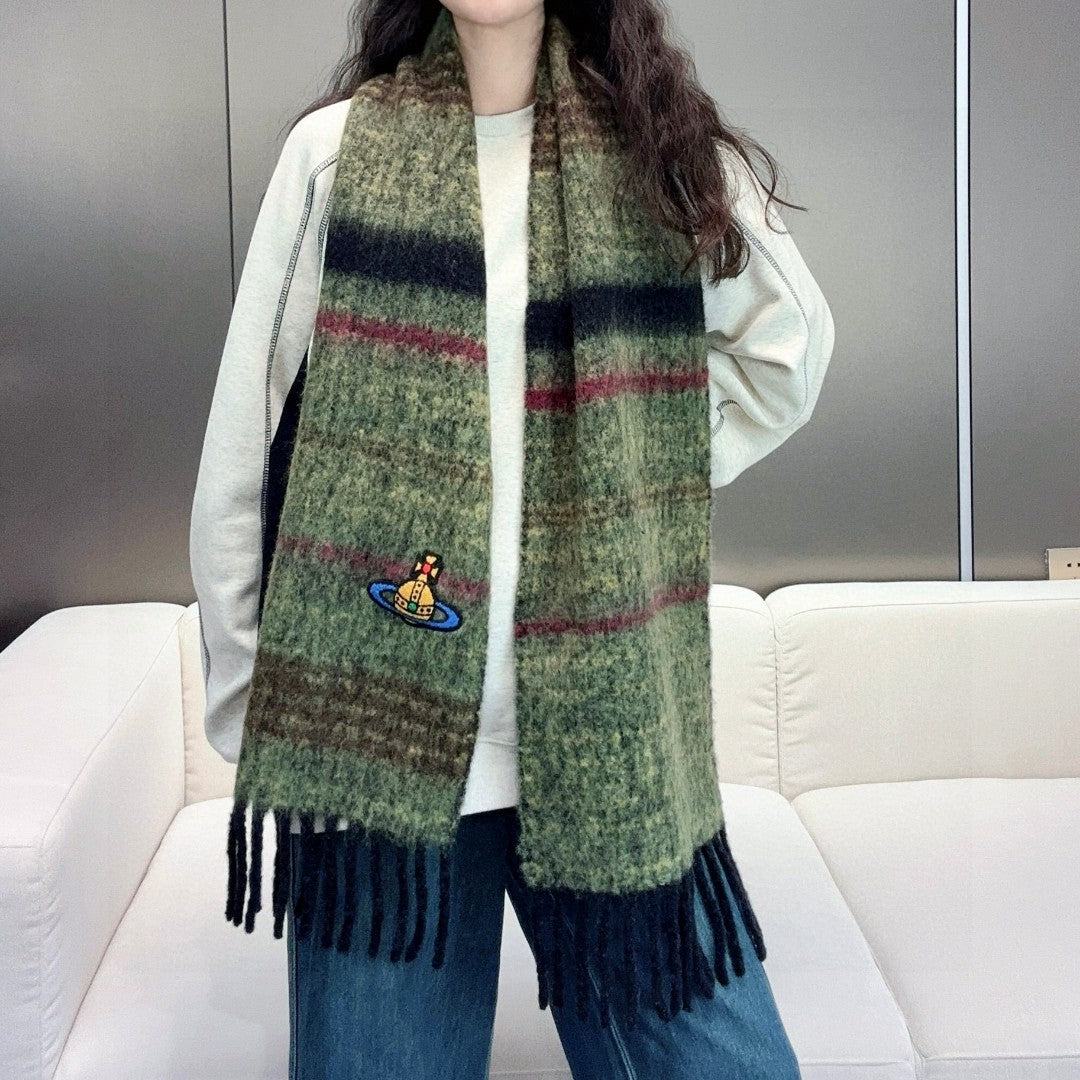 Vivi**Classic Large Saturn Silk Scarf