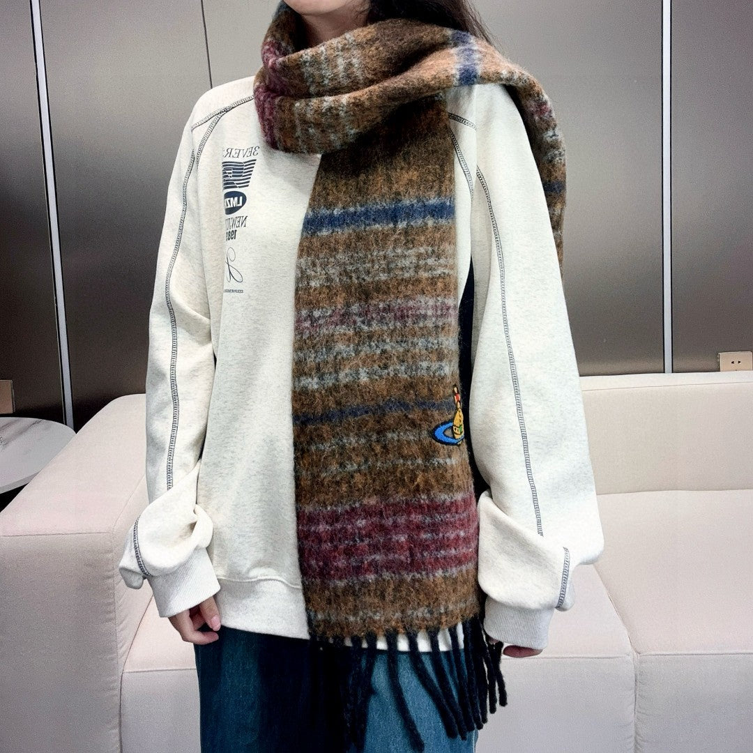 Vivi**Classic Large Saturn Silk Scarf