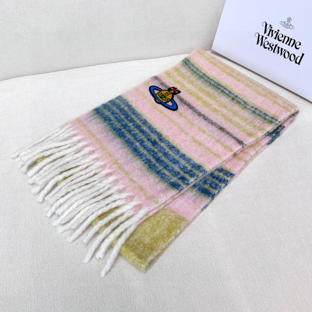 Vivi**Classic Large Saturn Silk Scarf